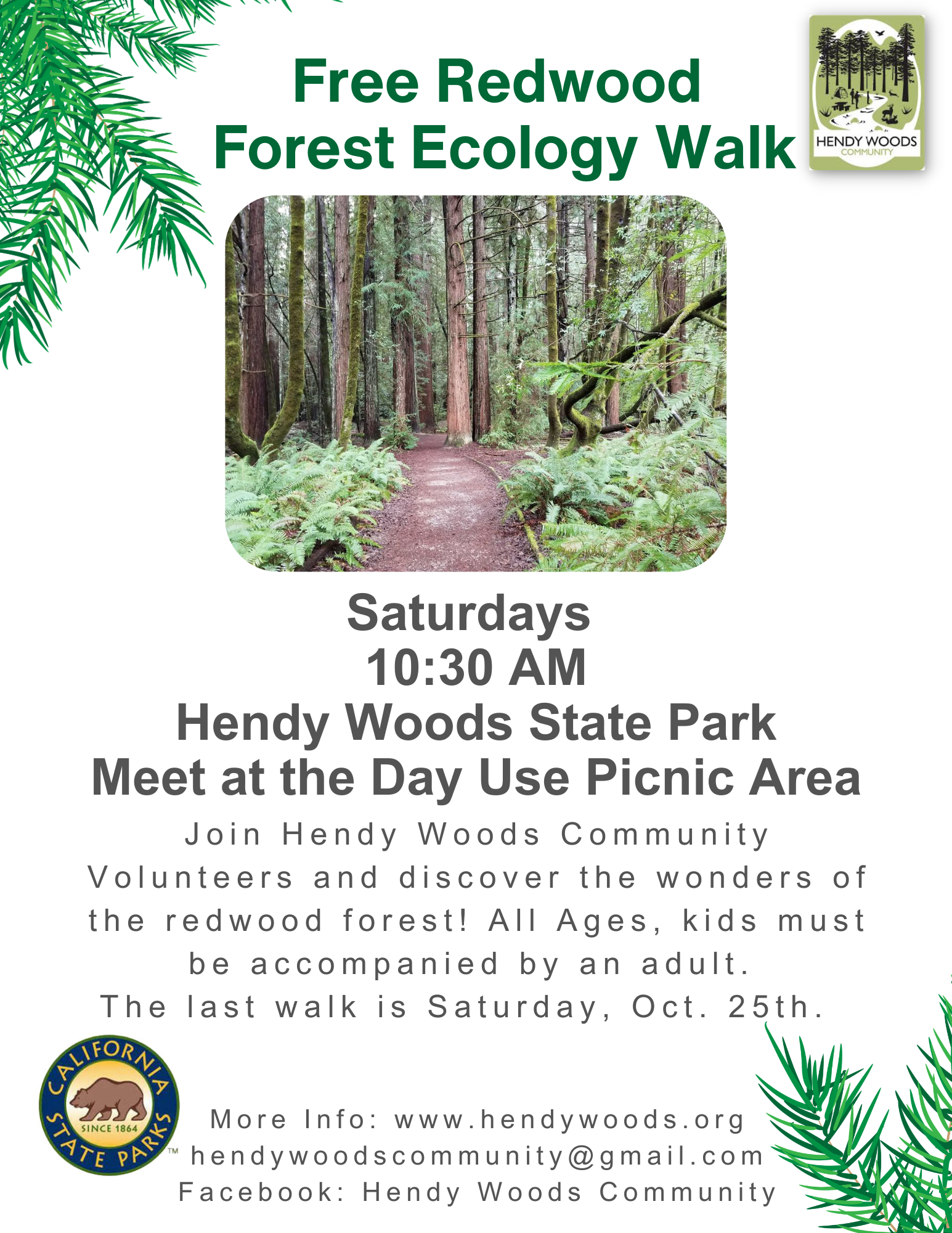 Free Redwood Forest Ecology Walk
